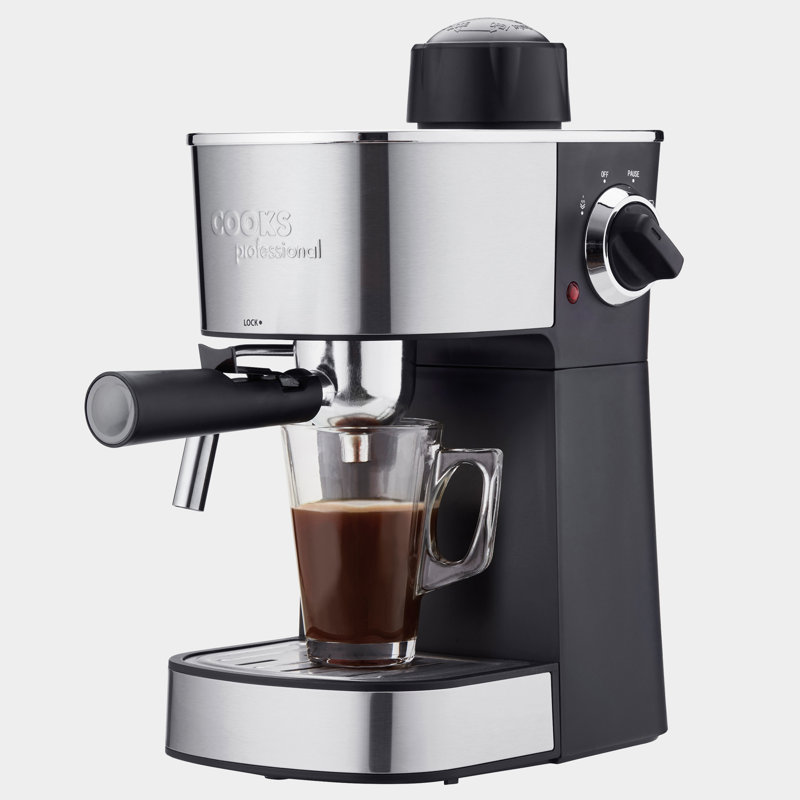 Cooks Professional SemiAutomatic Espresso Machine Wayfair.co.uk